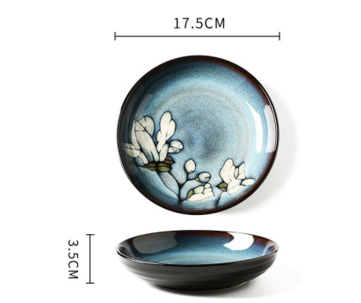 Ciotole e piatti creativi dipinti a mano con smalto colorato