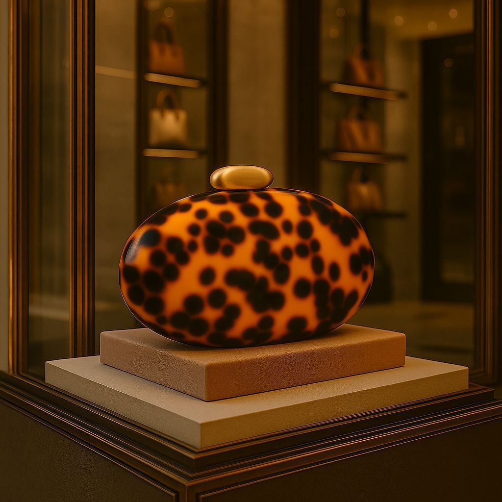 Borsa da sera in acrilico alla moda