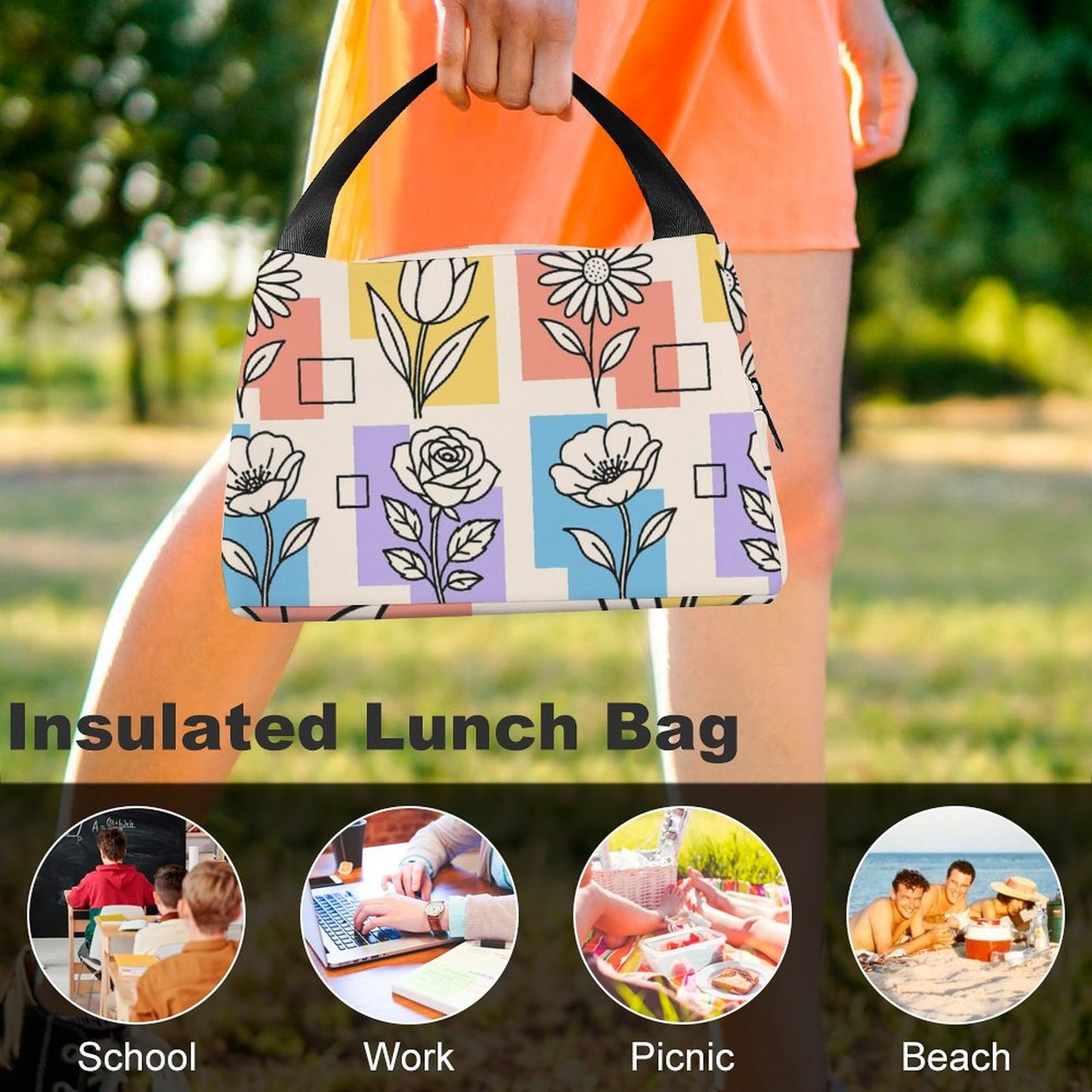 Borsa da pranzo portatile di design