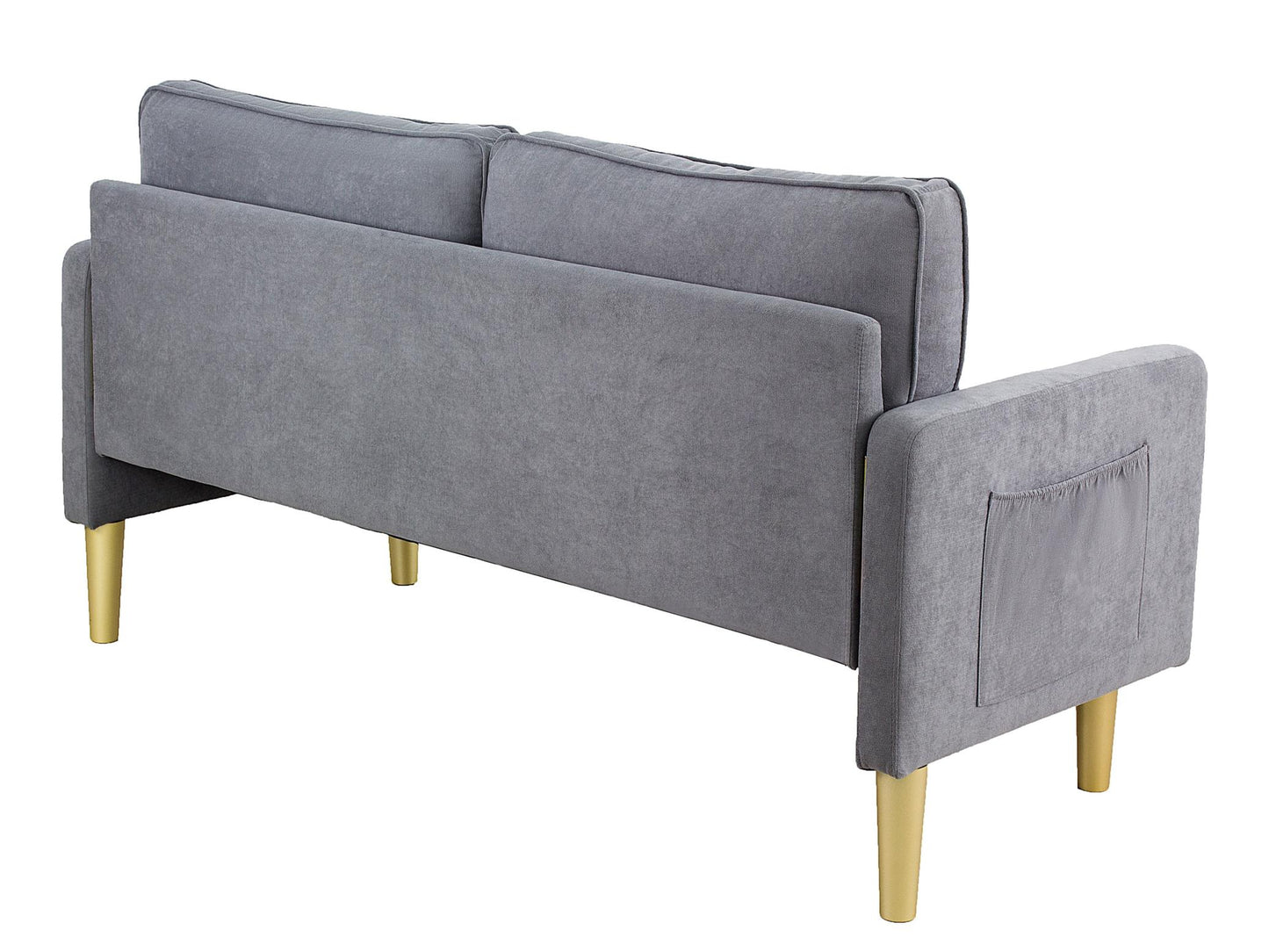 Divano in lino con 2 cuscini,  moderno ed elegante