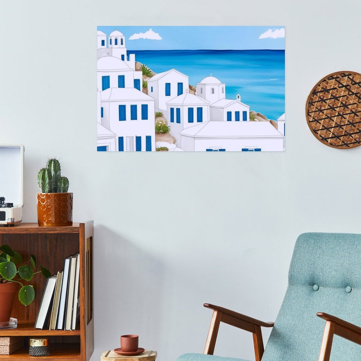 Stampa digitale "Santorini"