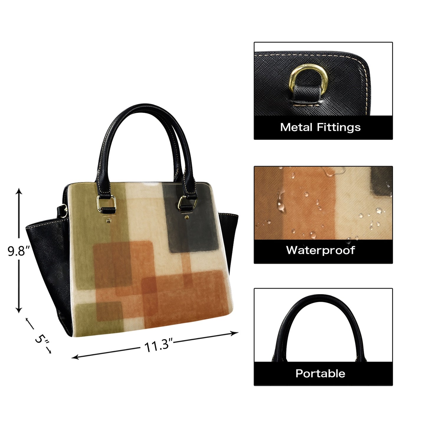 Borsa a tracolla con manici "Quadri d'Autori"