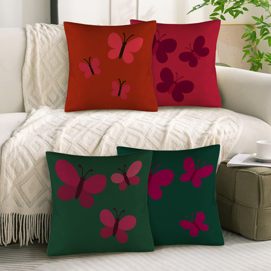 Federa "Farfalle", confezione da 4