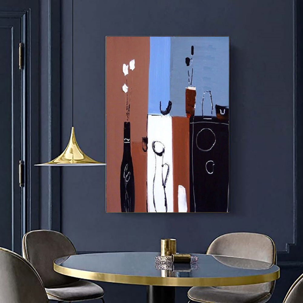 Dipinto a olio fatto a mano su tela