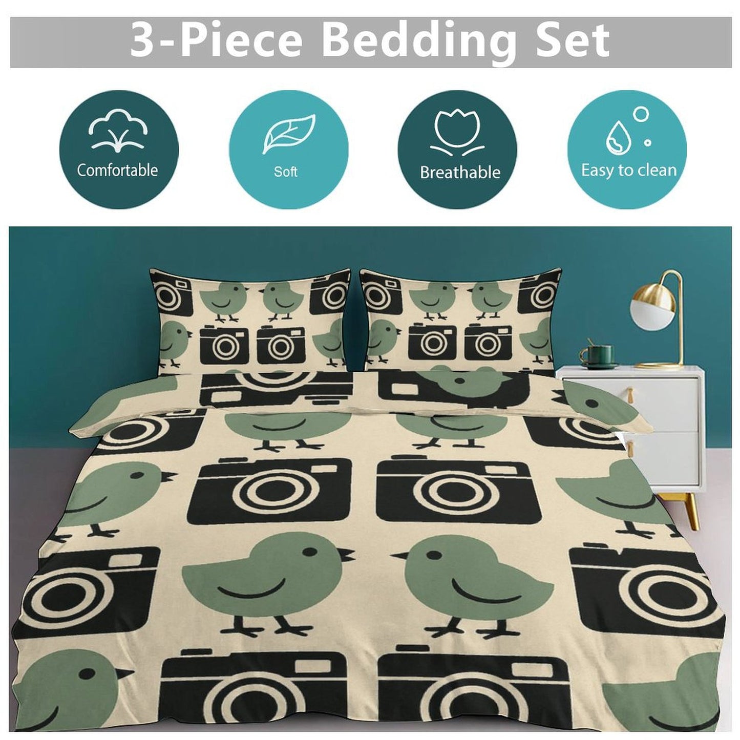 Set biancheria da letto "Fei Fotografa"