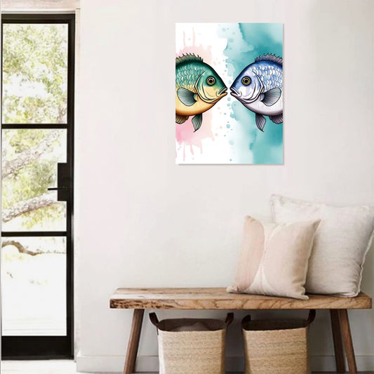 Pannello in legno stampato "Specchio"