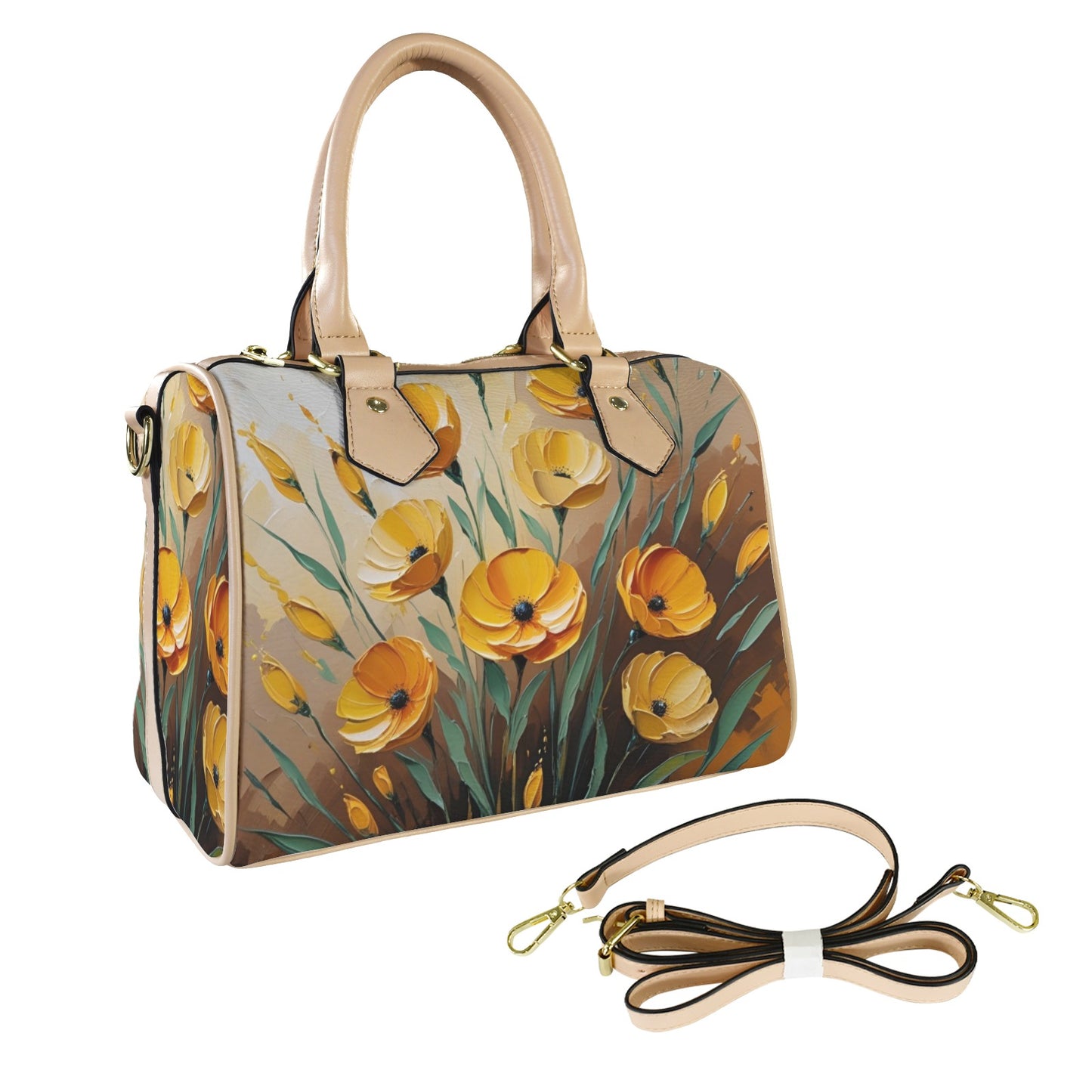 Borsa con manici "Papaveri"