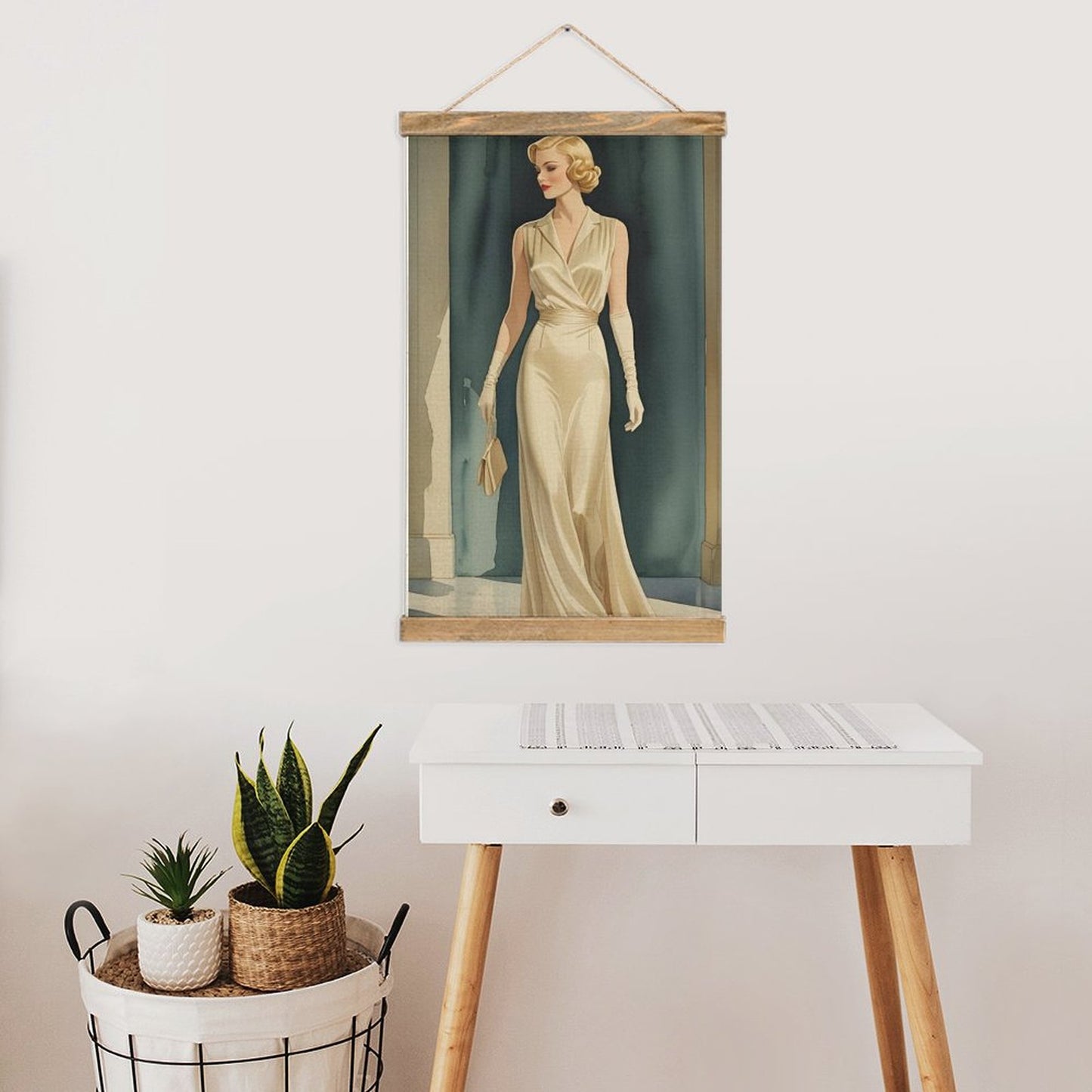 Stampa su tela "Dame"