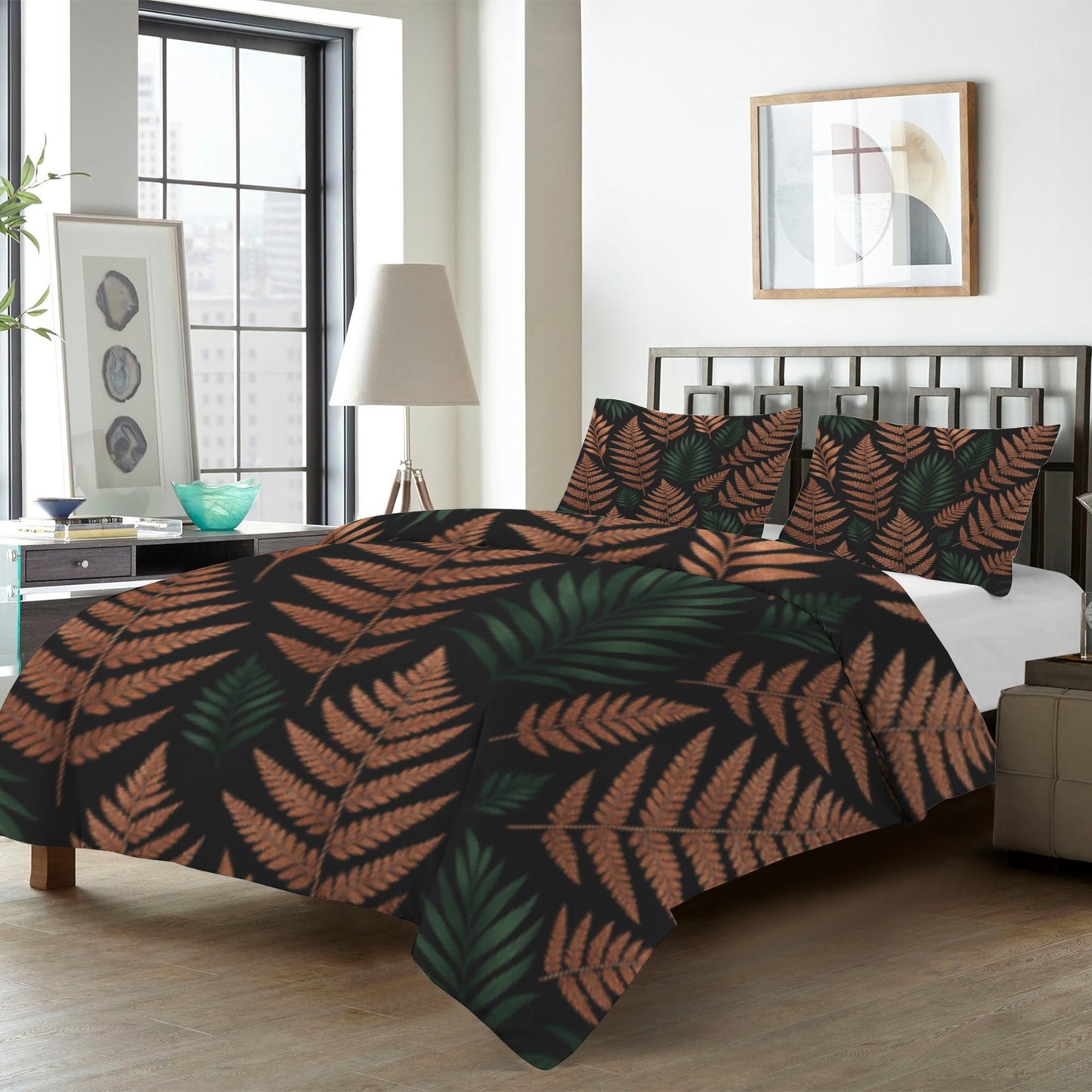 Set biancheria da letto "Felci Ramate"