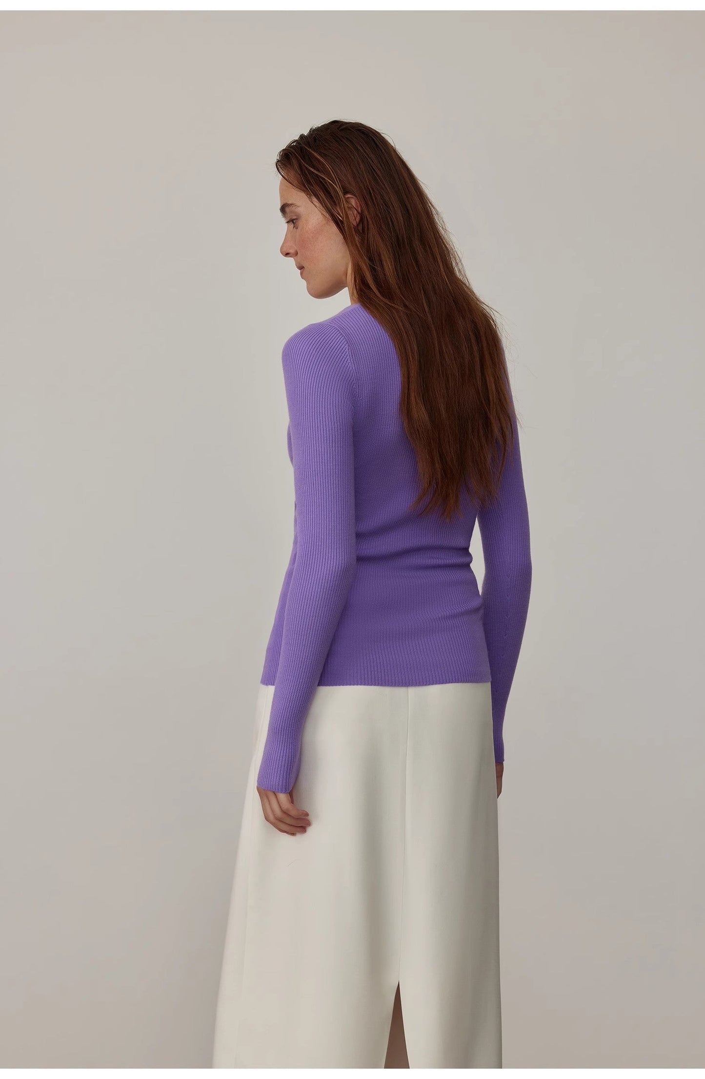 Gonna A-Line in Tencel Velvet – Eleganza Morbida, Linea Slanciata