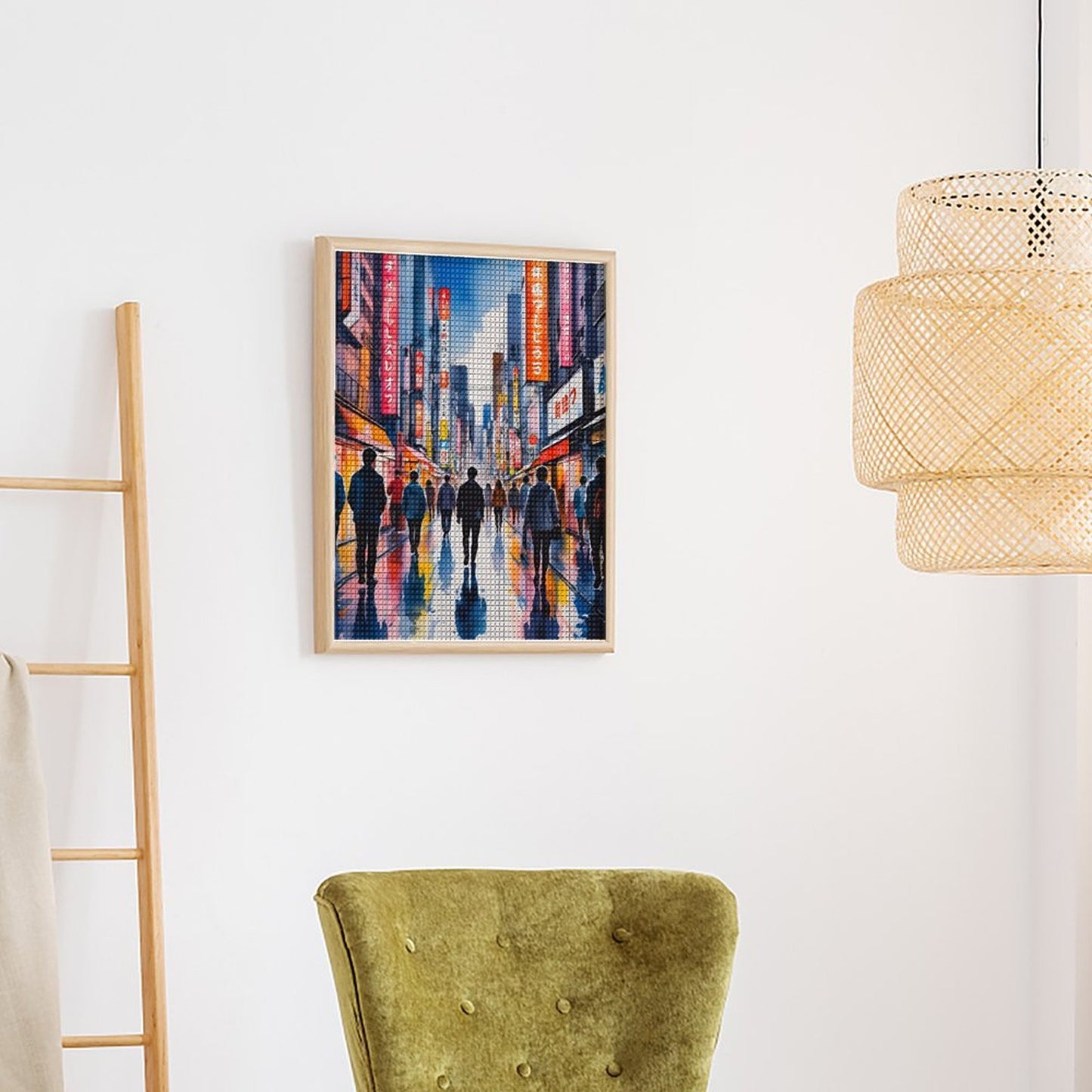 Stampa a Diamante su tela "Tokio"