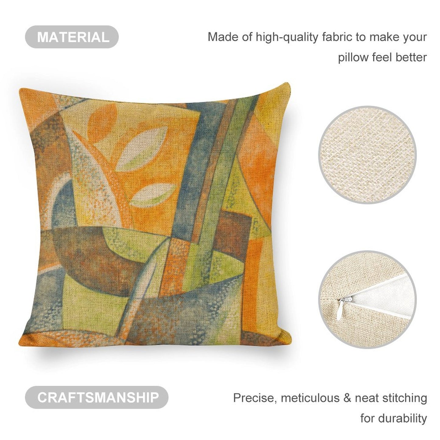 Federe, set di 4, "Astratti d'Autore"