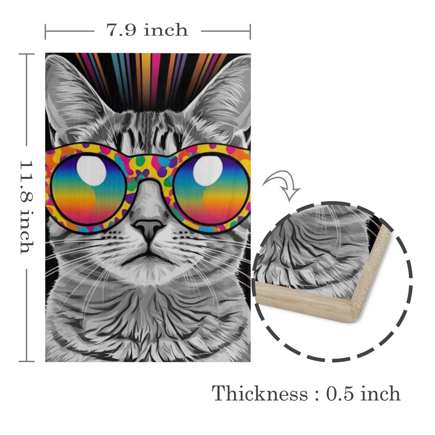 Stampa su Legno "Ipnosi"