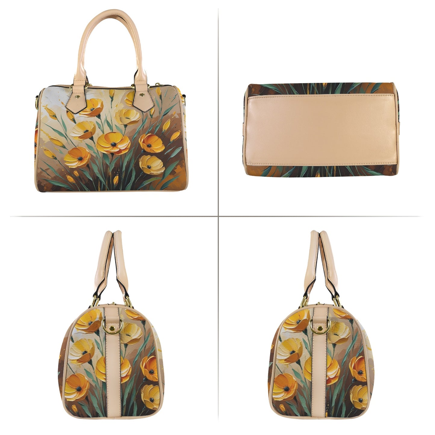 Borsa con manici "Papaveri"