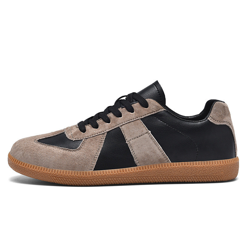 Sneaker in pelle, stile retrò, sportive, casual