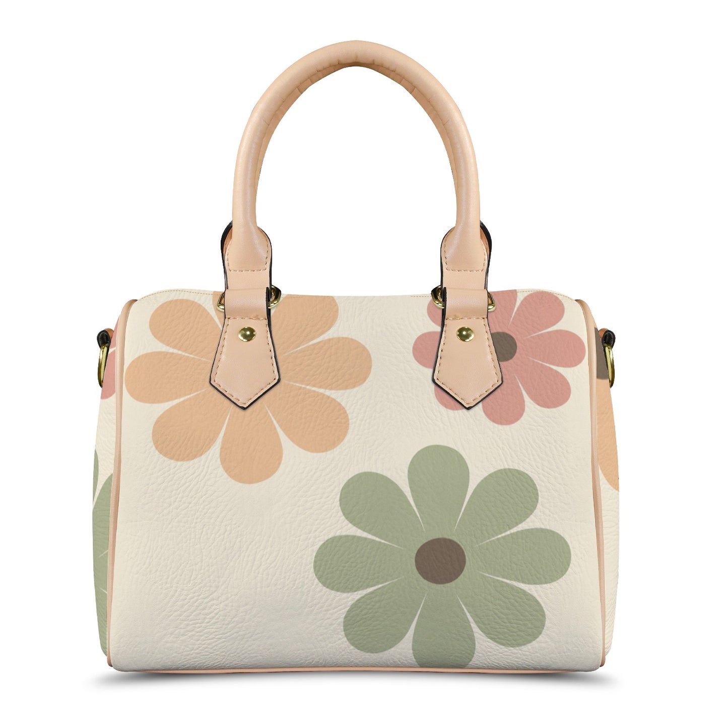 Borsa con manico "Margherite Pastello"