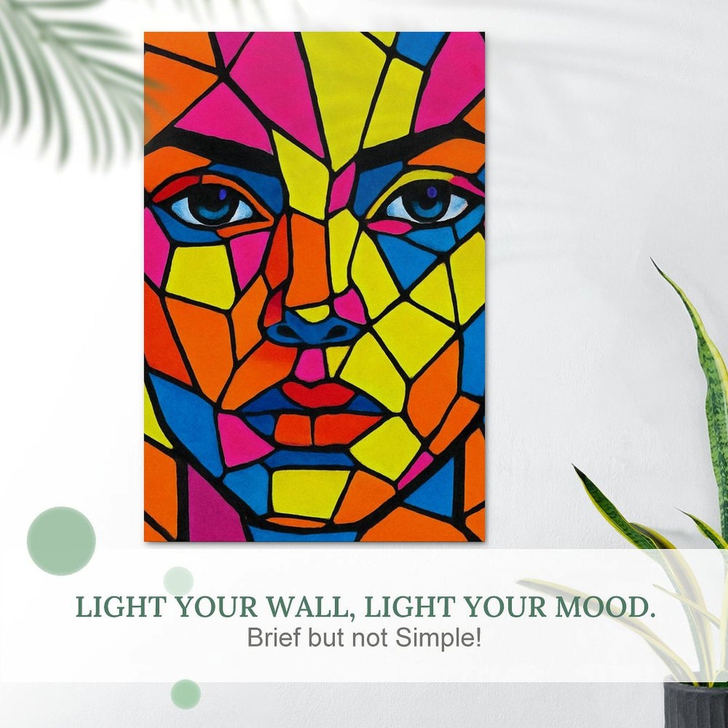 Poster di Design "Viso Pop"