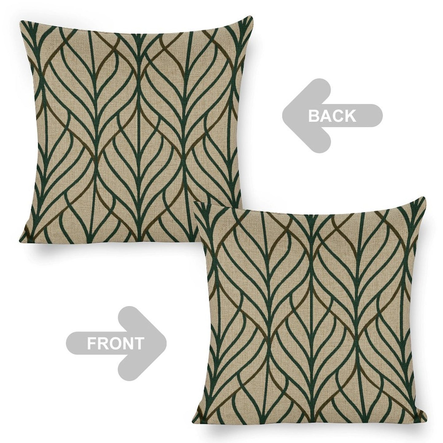 Federa per cuscino in lino di Design