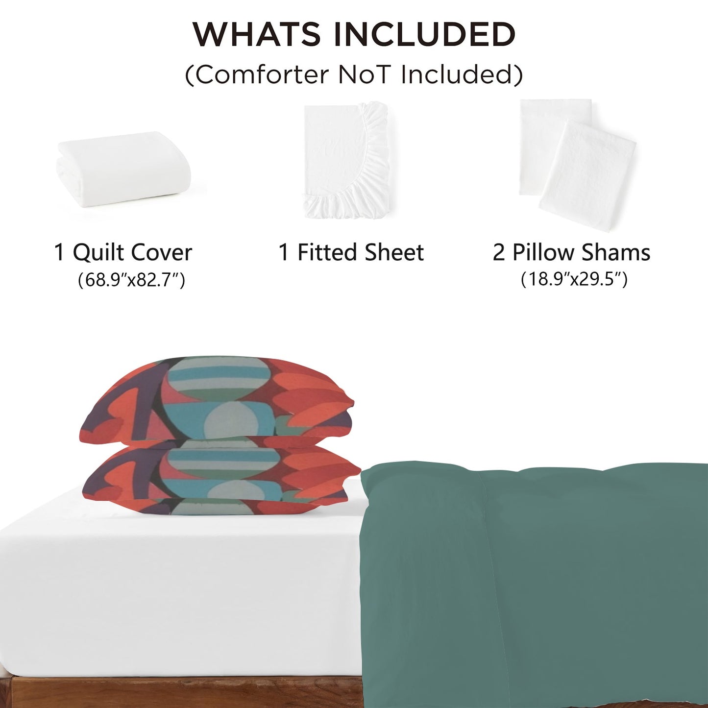 Set biancheria da letto "Astratti d'Autore"