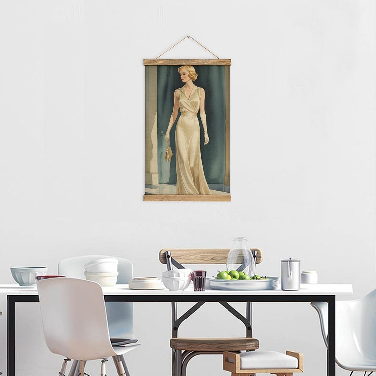 Stampa su tela "Dame"