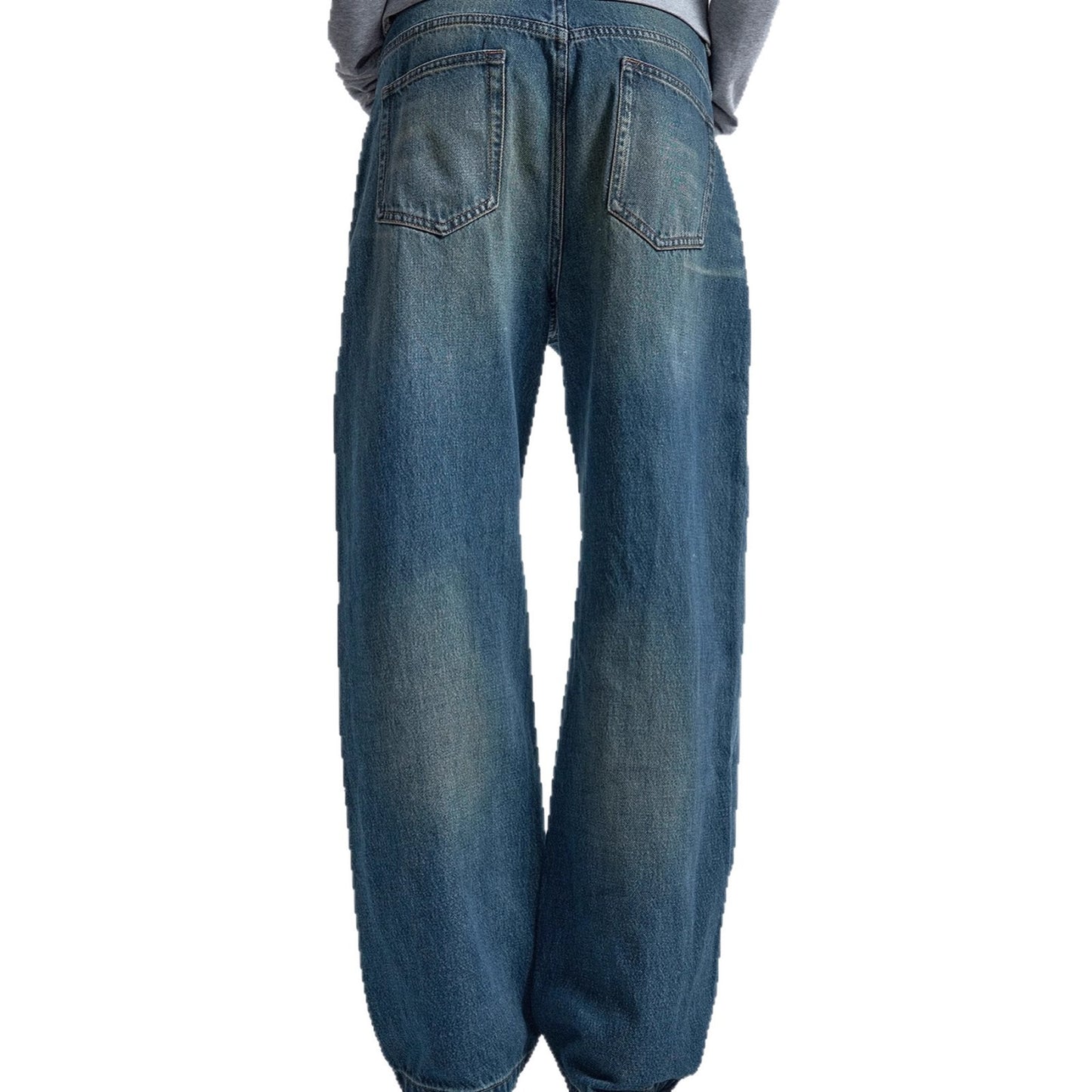 Jeans larghi personalizzati in stile High Street