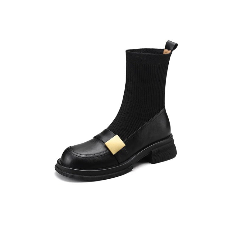 Stivaletti retrò elasticizzato