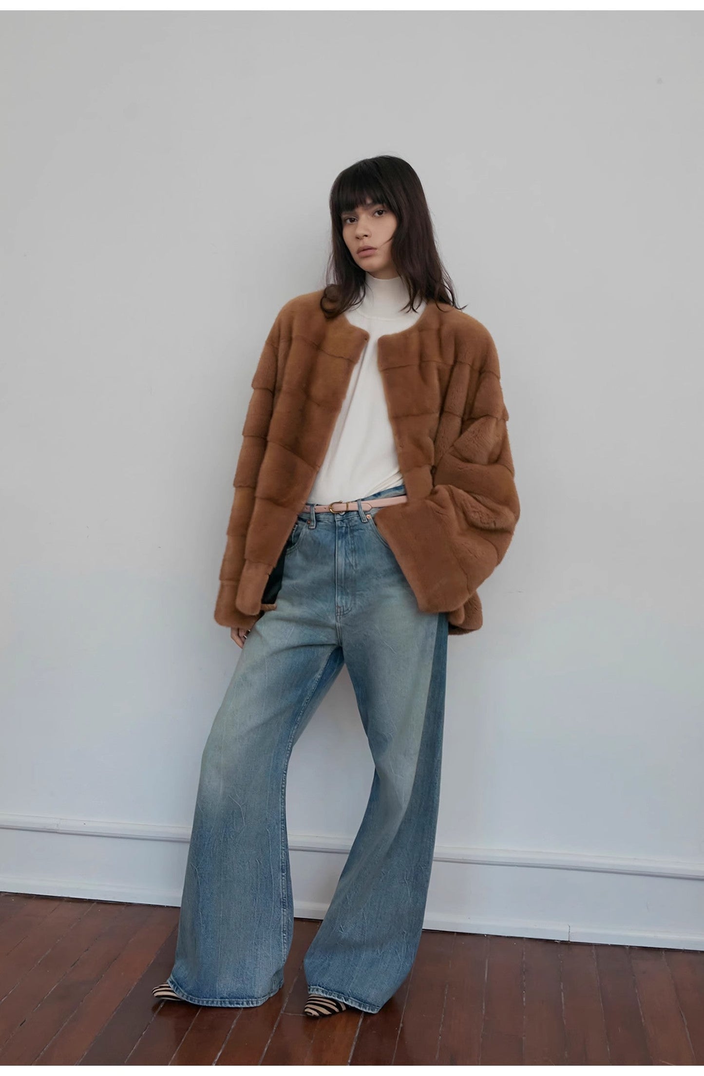 Jeans larghi e dritti da donna "Magic Dream" con effetto retrò