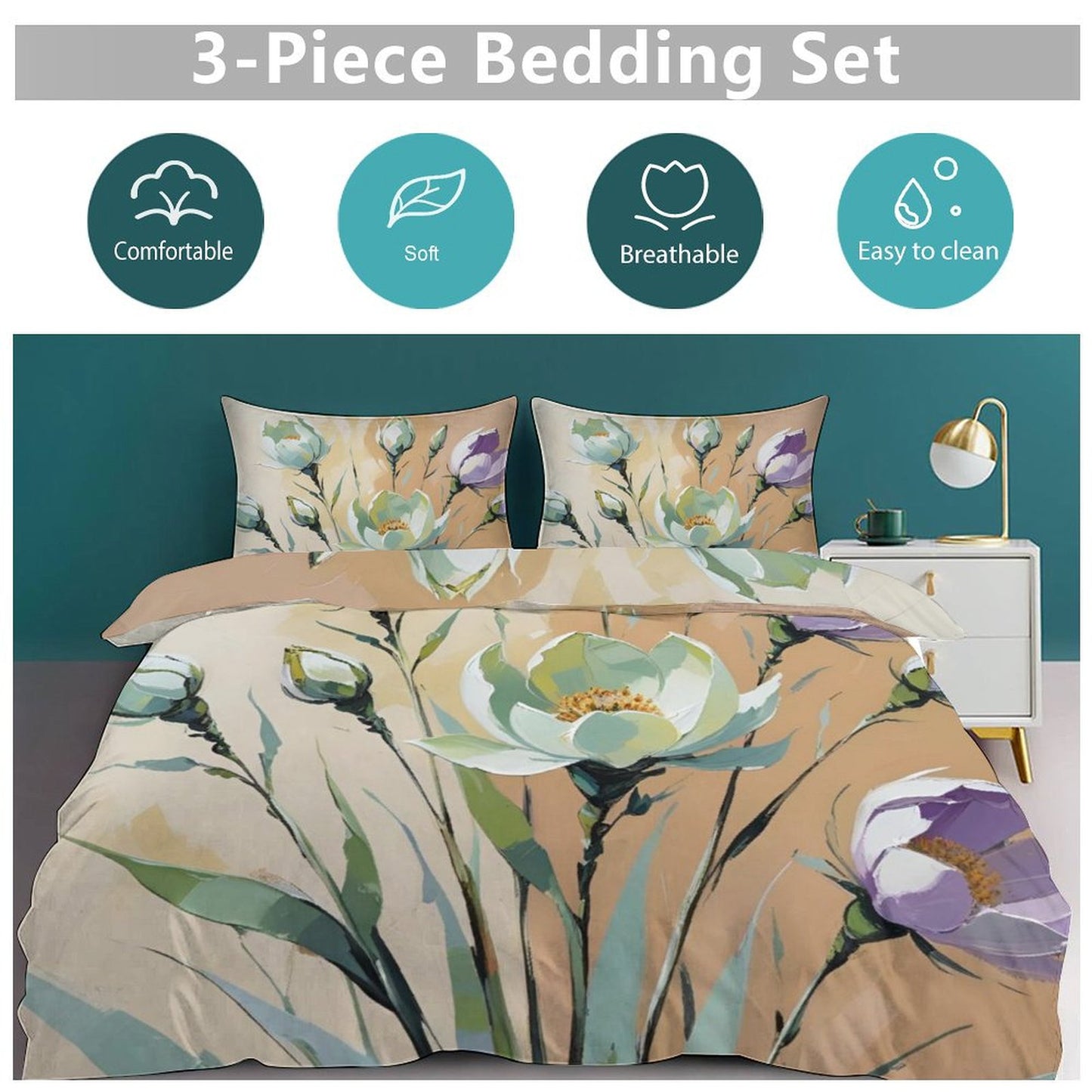 Set biancheria da letto "Tulipani"