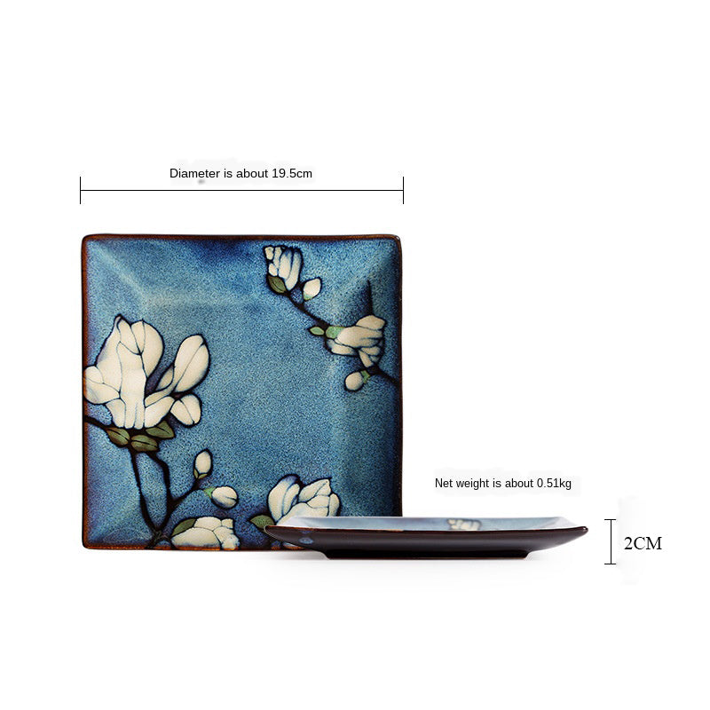 Ciotole e piatti creativi dipinti a mano con smalto colorato