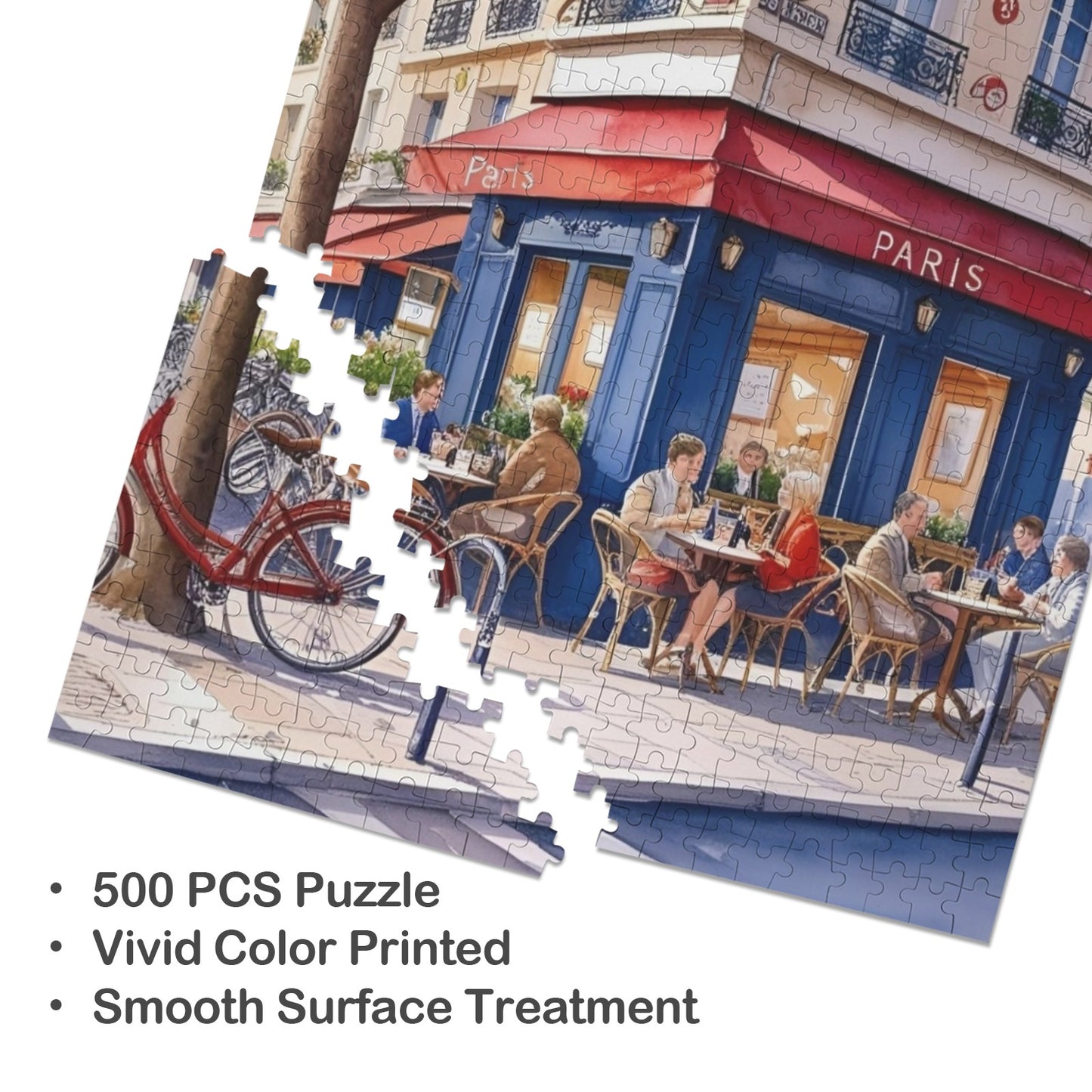Puzzle rettangolare da 500 Pz "Bistrot"
