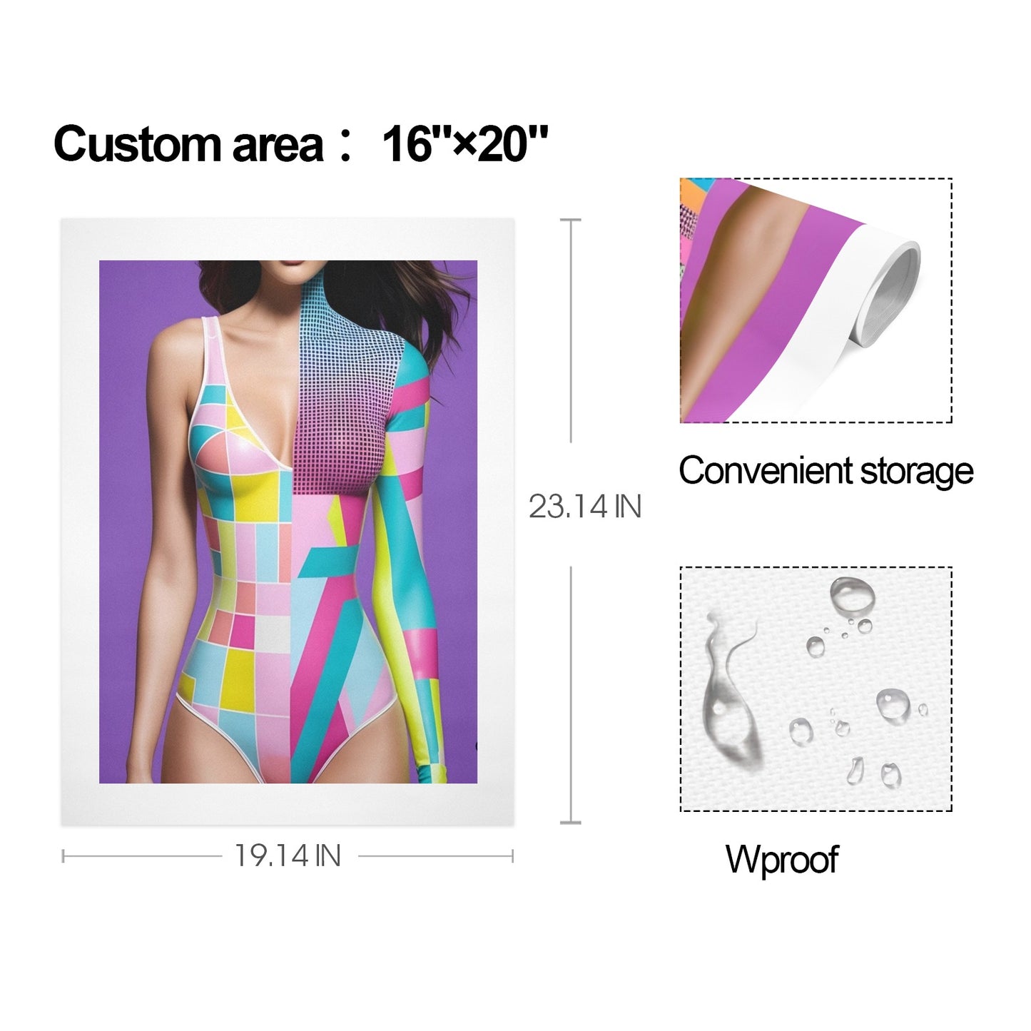 Trittico Artistico, stampe su tela "Pop Art"