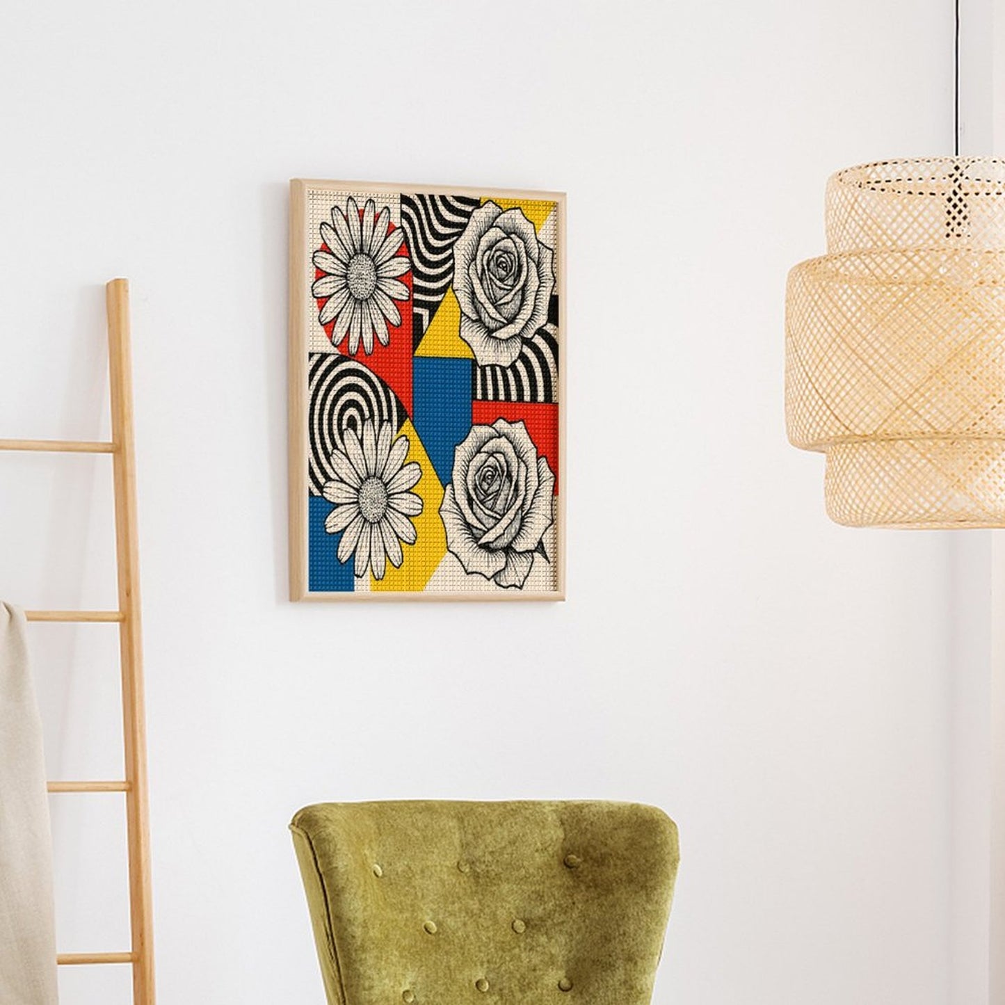 Dipinto a Diamante su tela "Corolle Pop"