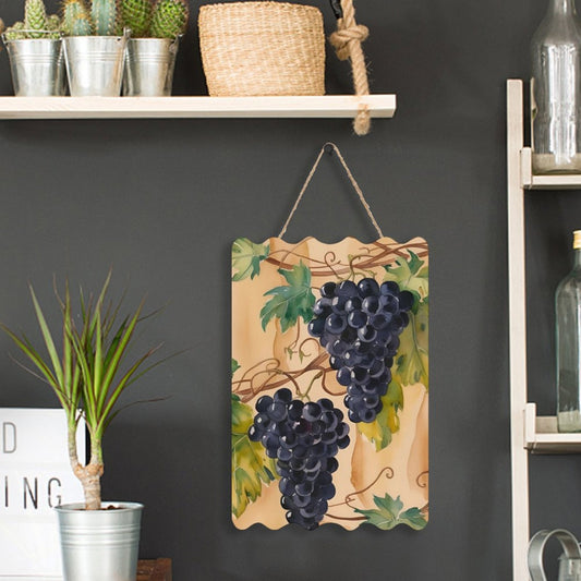 Cartello in Metallo "Uva"