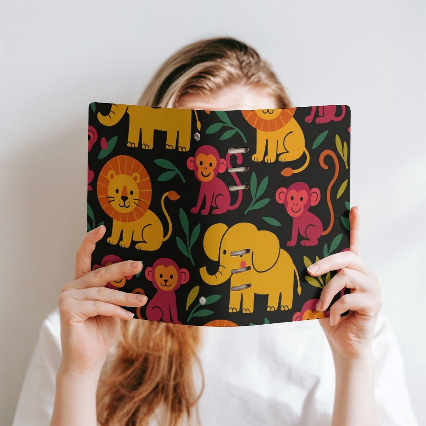 Quaderno con raccoglitore di design (A5)