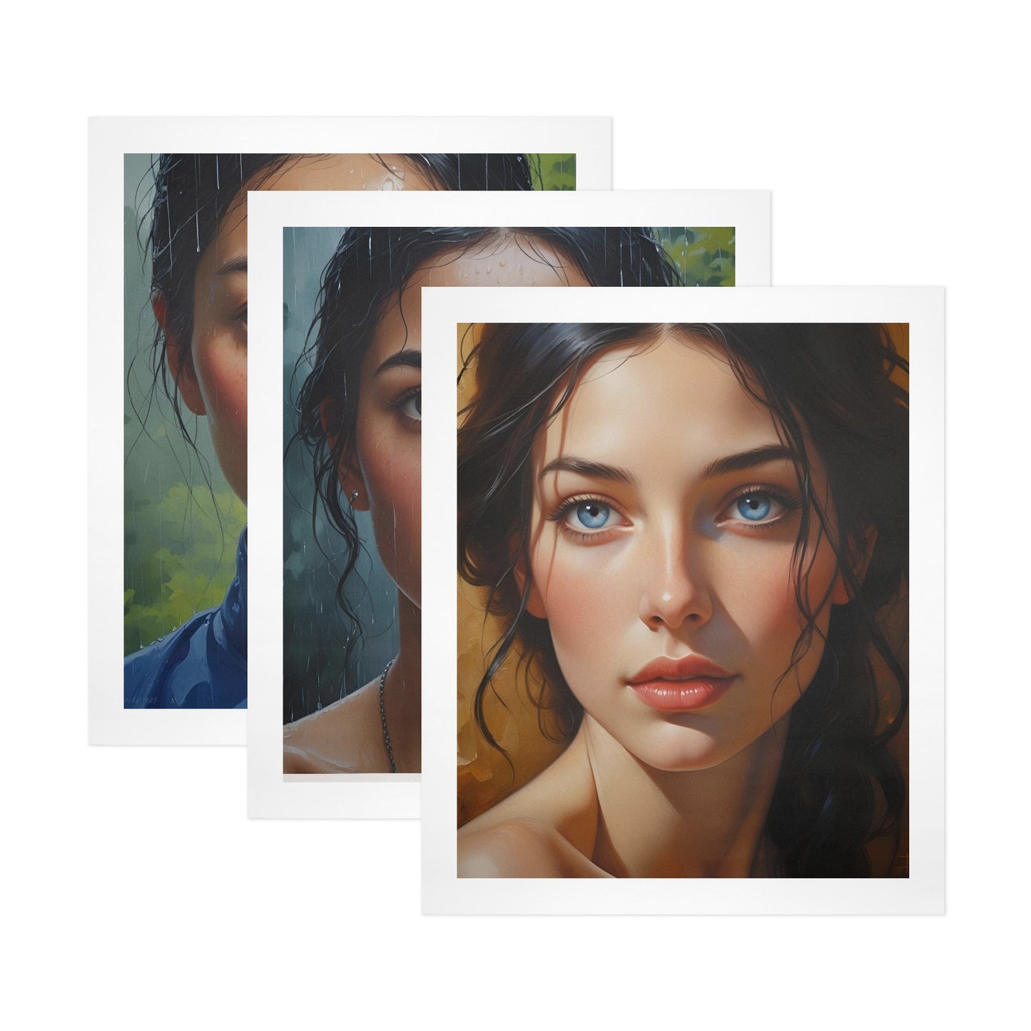 Tre Stampe artistiche "Ritratti"