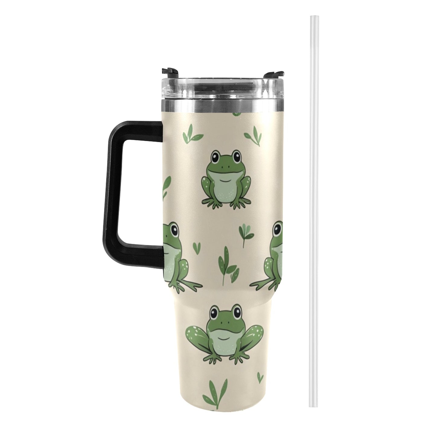 Bicchiere da 40 once con manico nero