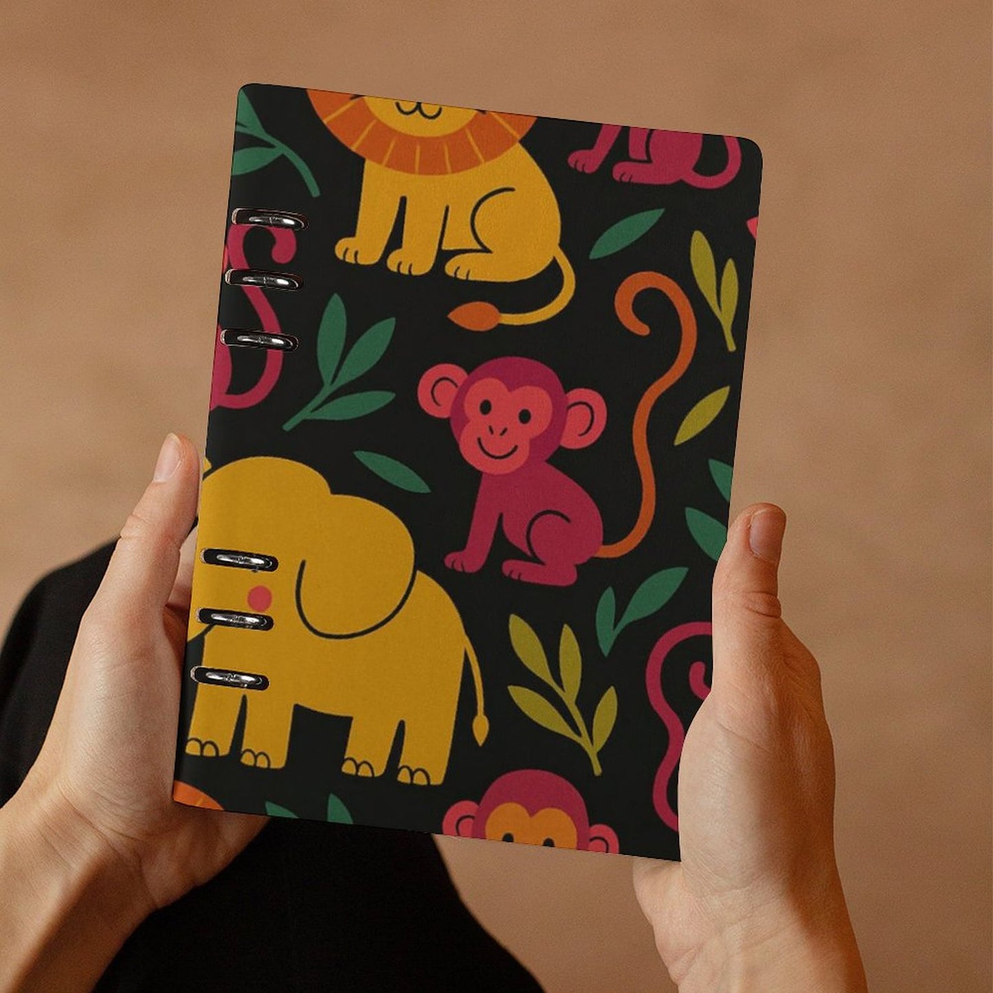 Quaderno con raccoglitore di design (A5)