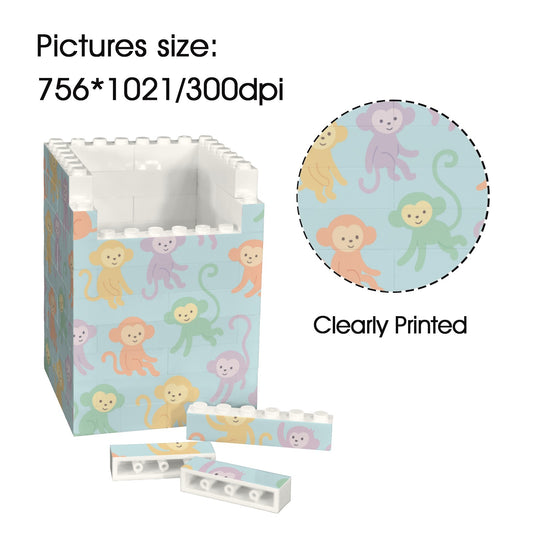 Portamatite in mattoncini da costruzione