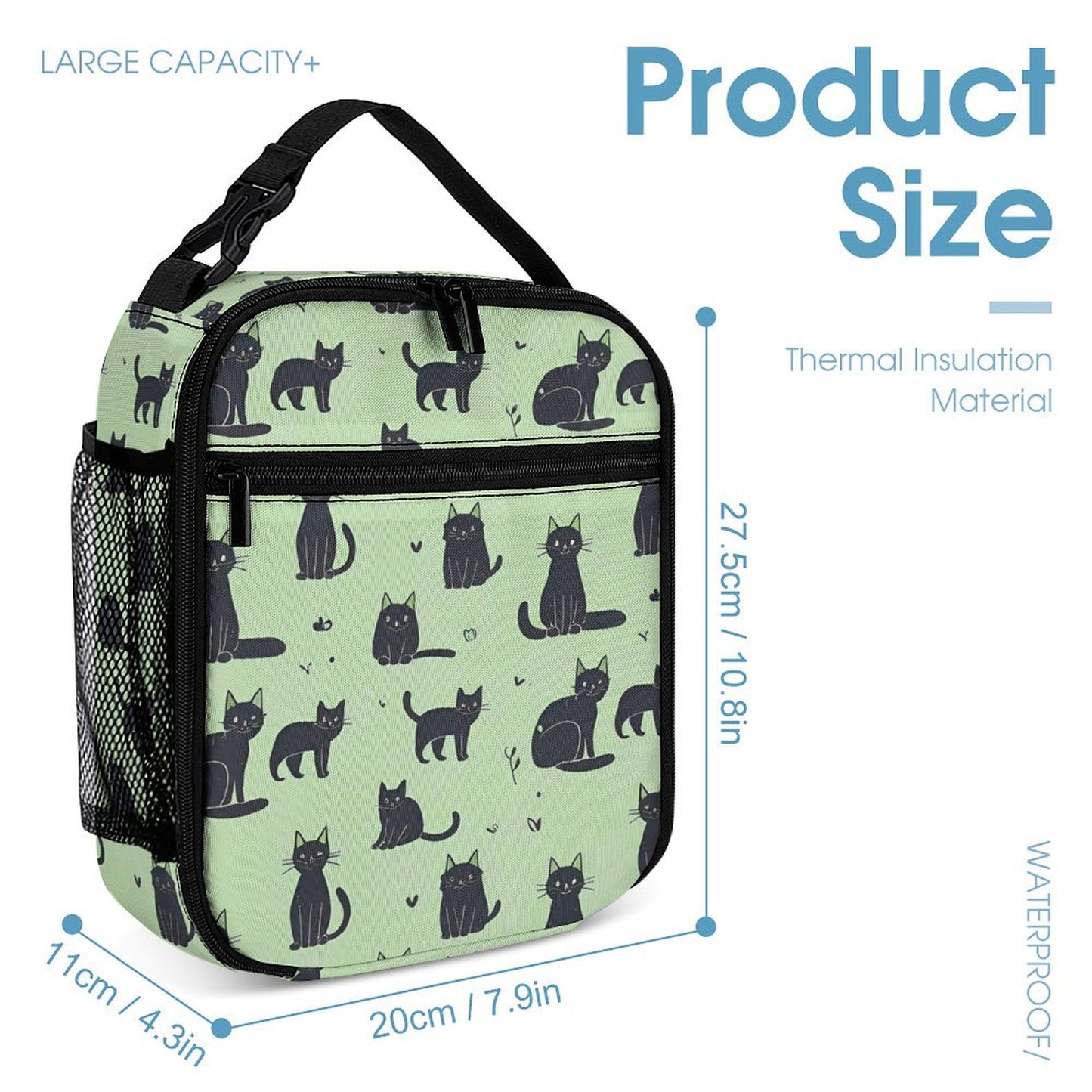 Set combinato zaino 3 in 1 con stampa all-over