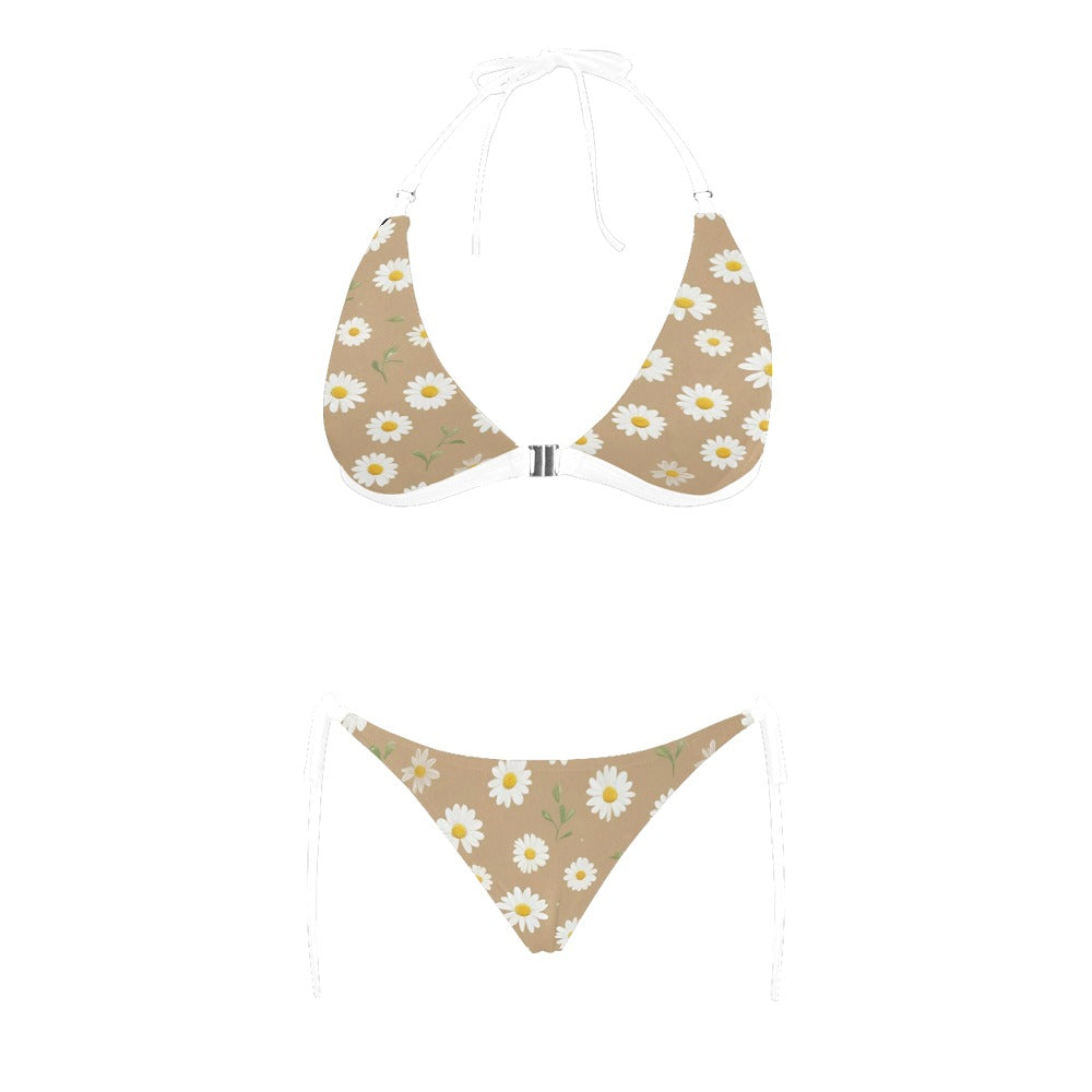 Costume da bagno bikini sexy con scollo all'americana