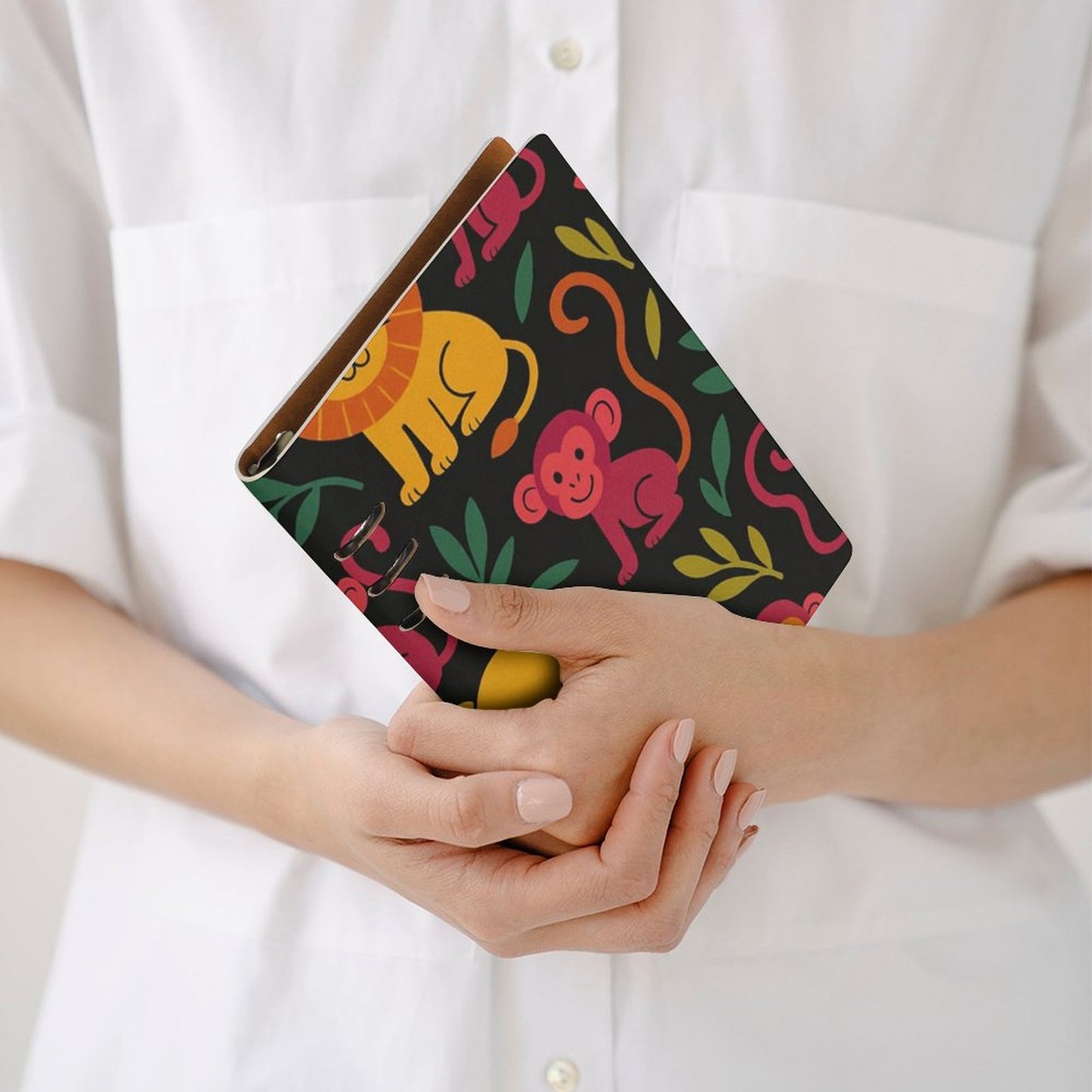 Quaderno con raccoglitore di design (A5)