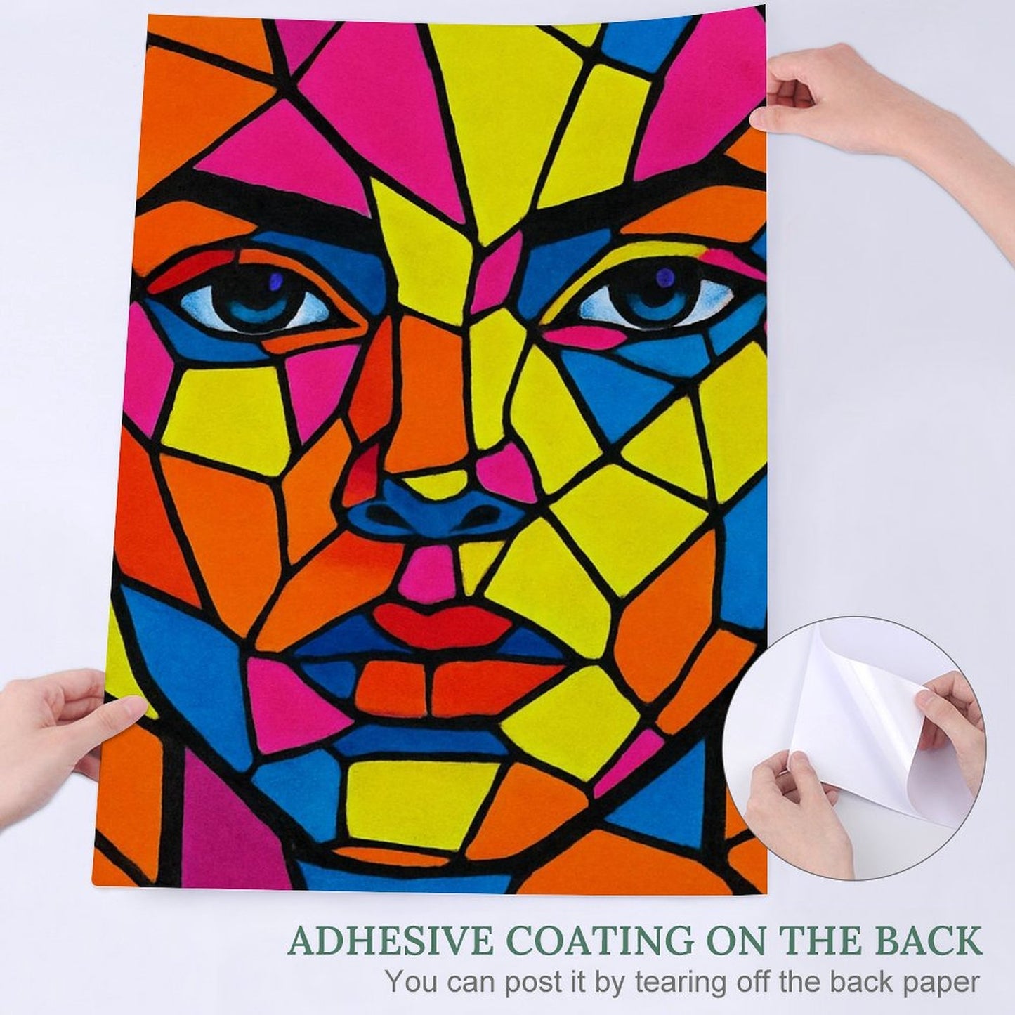 Poster di Design "Viso Pop"