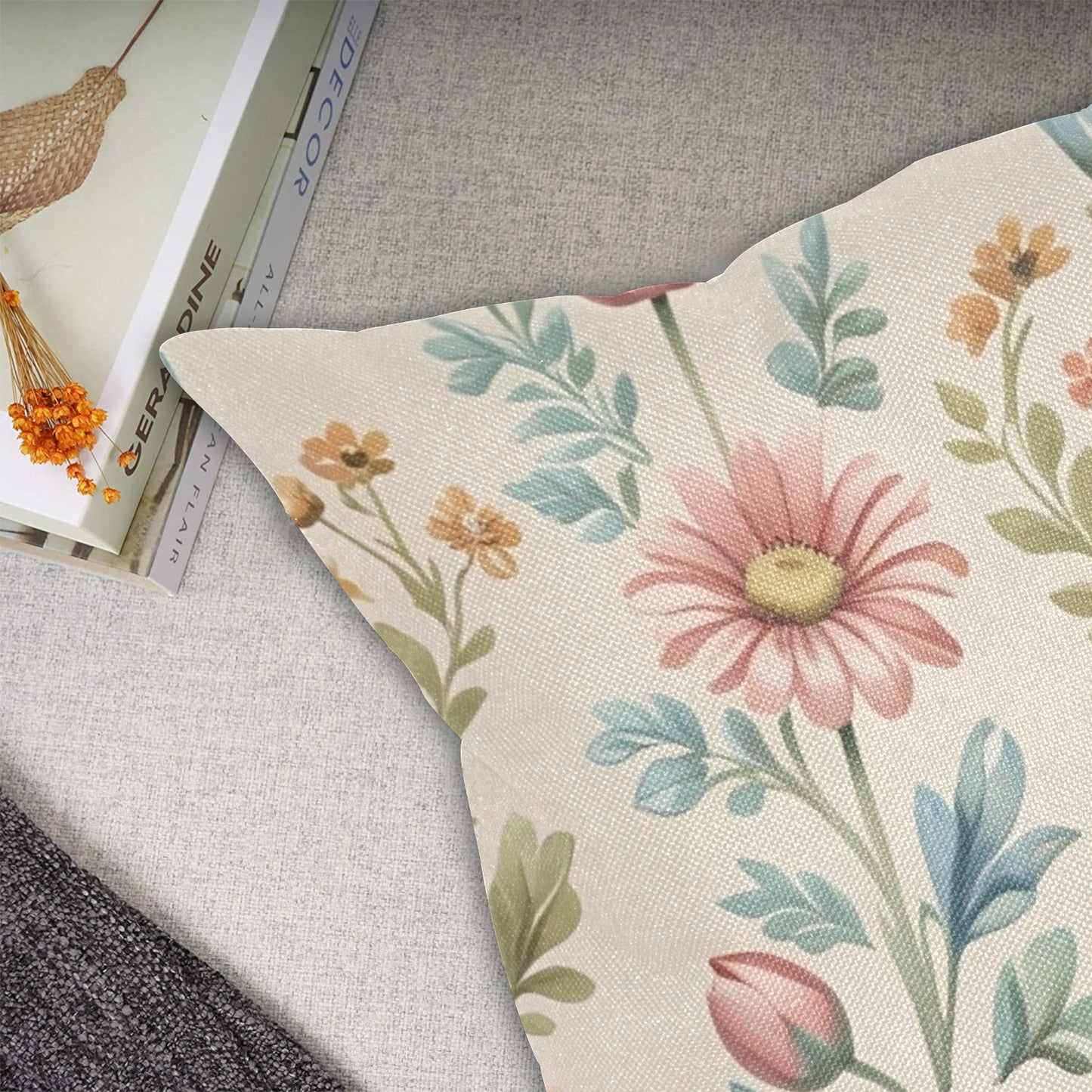 Federe in Lino "Eleganza fiorita"