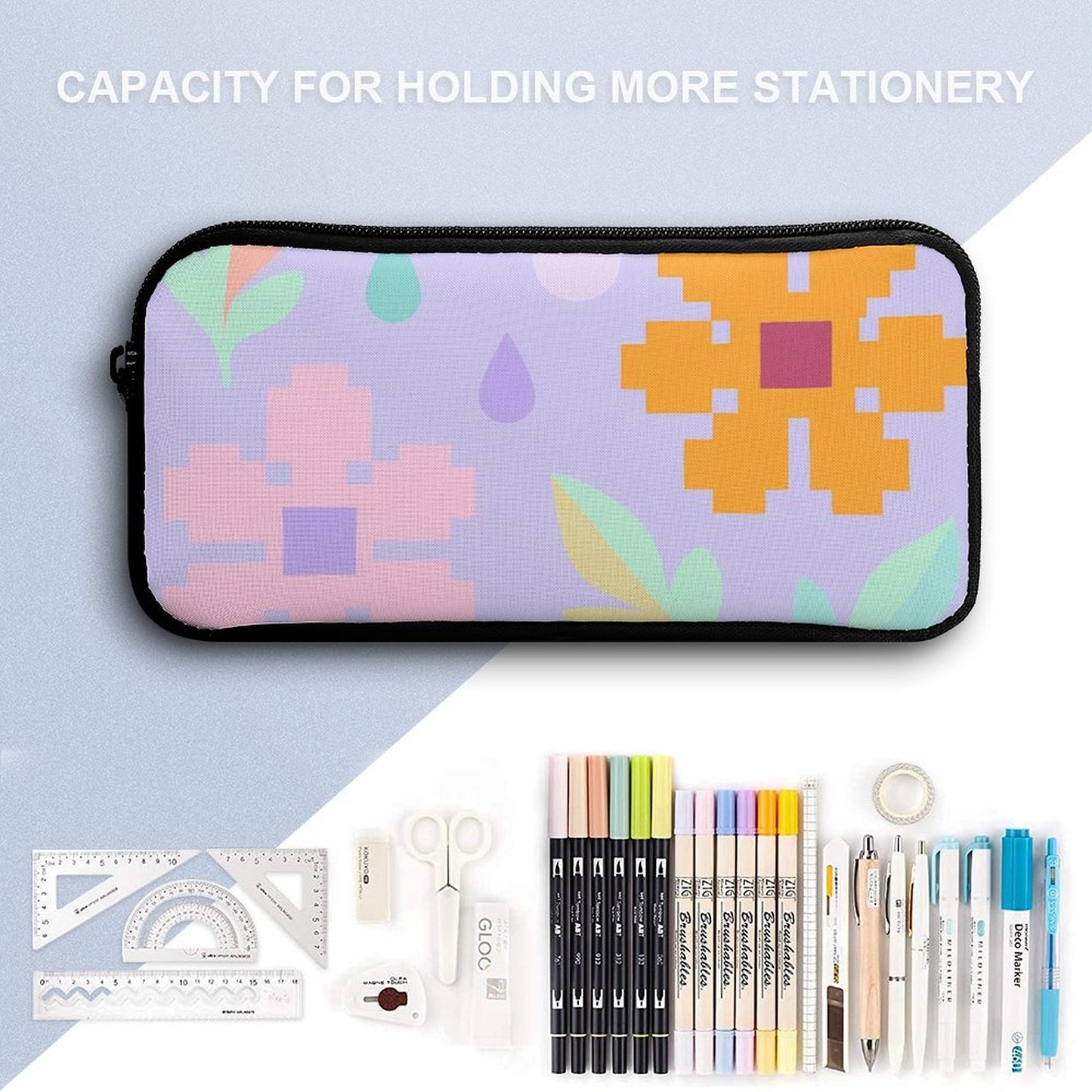 Set combinato zaino 3 in 1 con stampa all-over