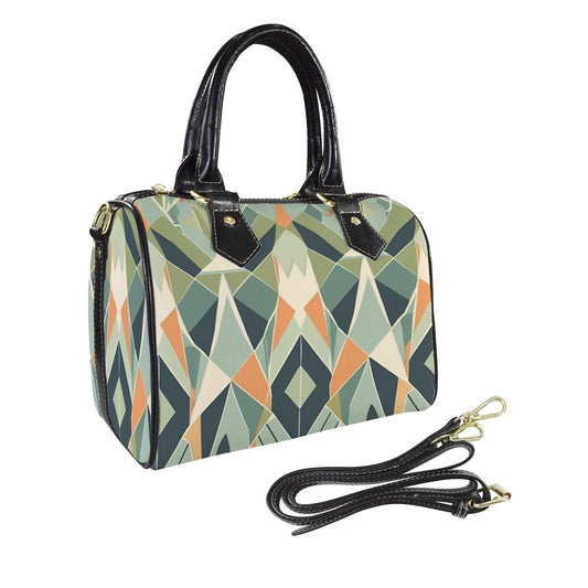 Borsa a tracolla con manici "Triangolazioni"