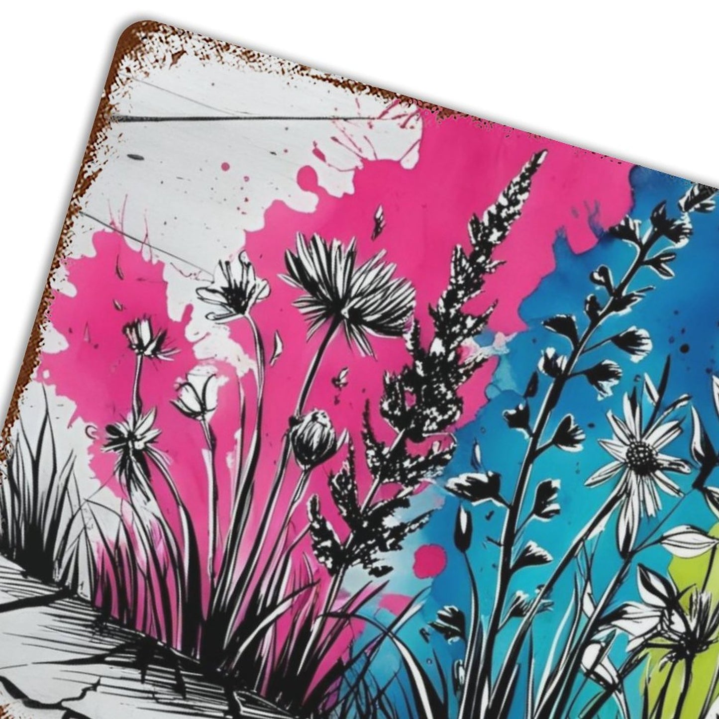 Cartello in Metallo "Pop Street"