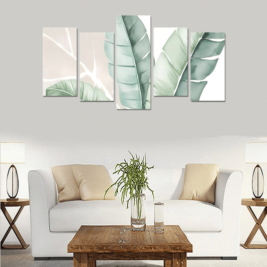 Set di 5 pezzi con dimensioni variabili, stampa su tela