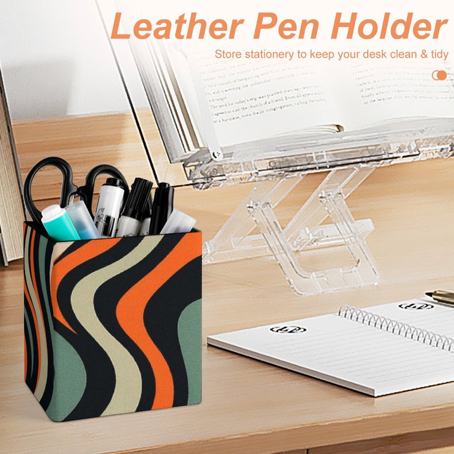 Portapenne quadrato di design