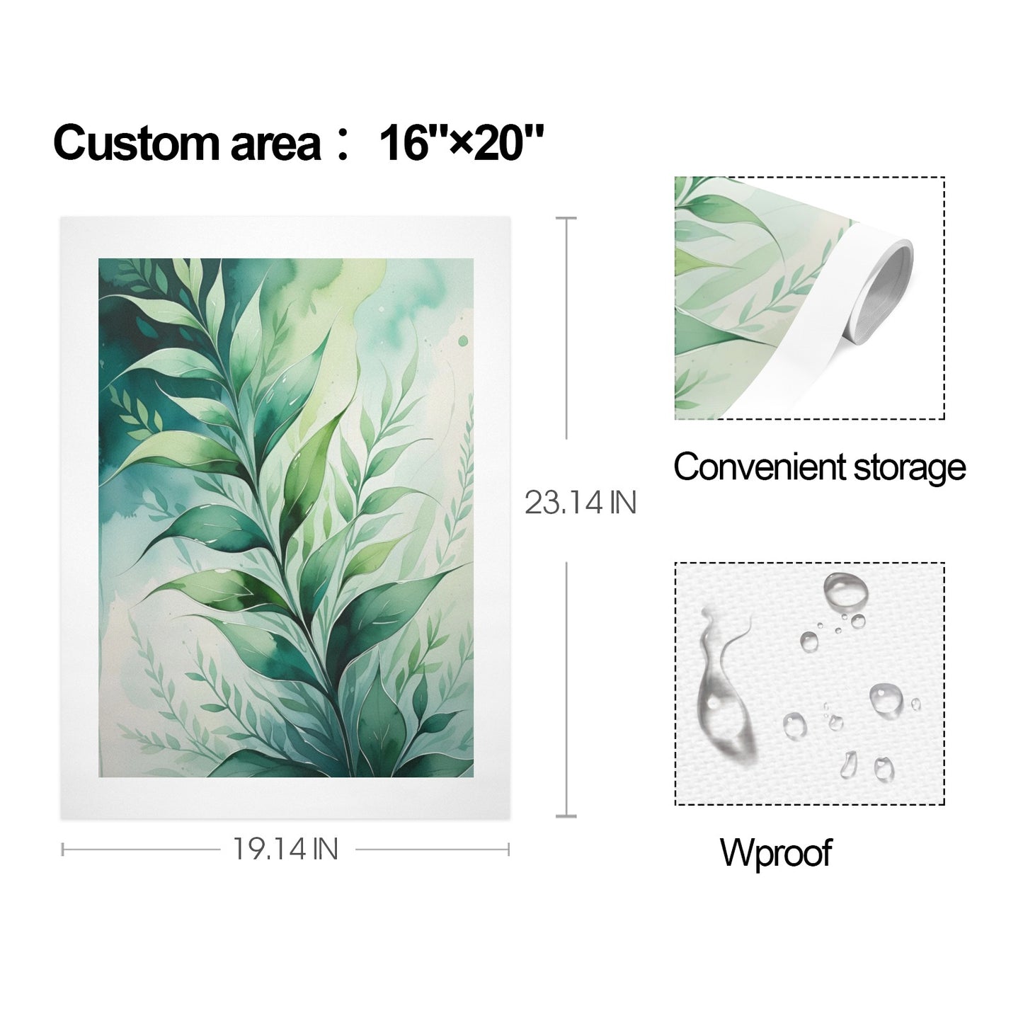 Stampa su tela "Acquerelli d'autore"