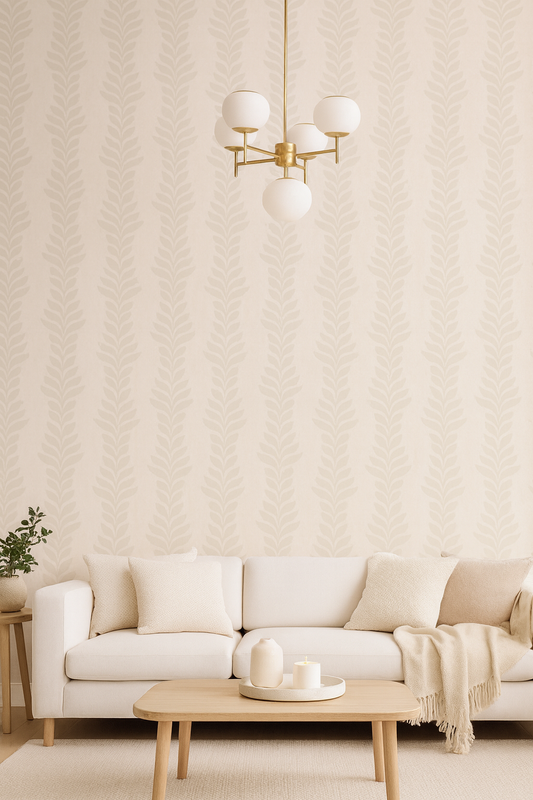 “Golden Serene Leaves” – Carta da Parati Luxury by FEI ADLER